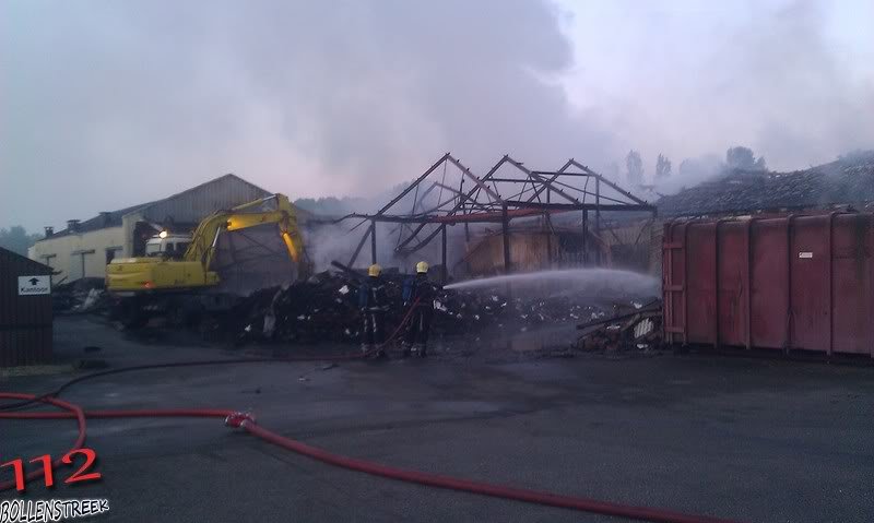 Nablussen zeer grote brand Vinkenweg Rijnsburg