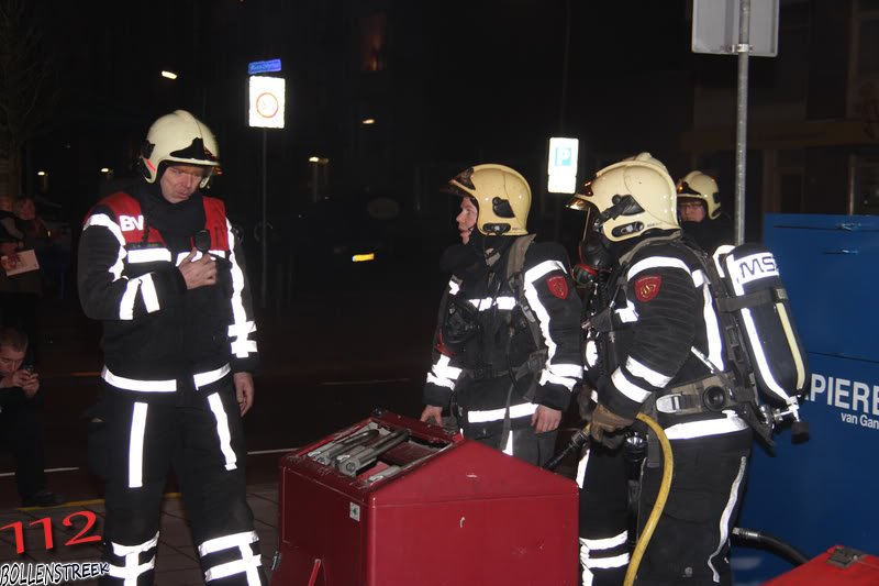 Containerbrand Willem de Zwijgerlaan/Boslaan Katwijk