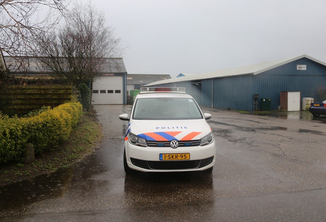 Auto te water Berg en Daal Voorhout