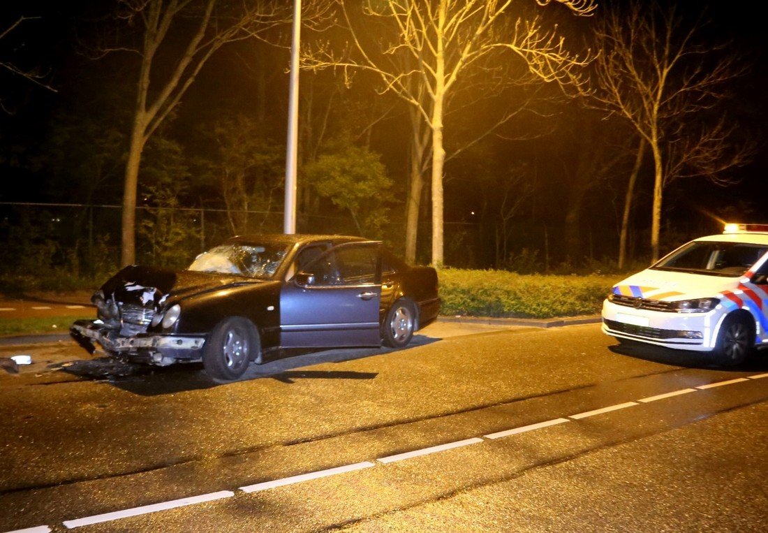 Frontale botsing Lageweg Katwijk