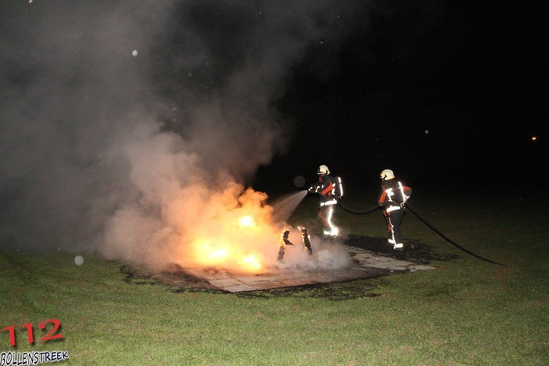 Buitenbrand van Berckelweg N444 Noordwijk