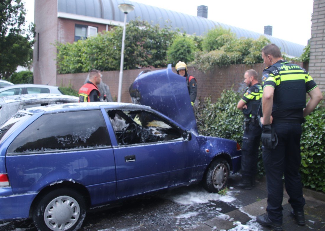 Autobranden Michiel de Ruyterstraat Hillegom