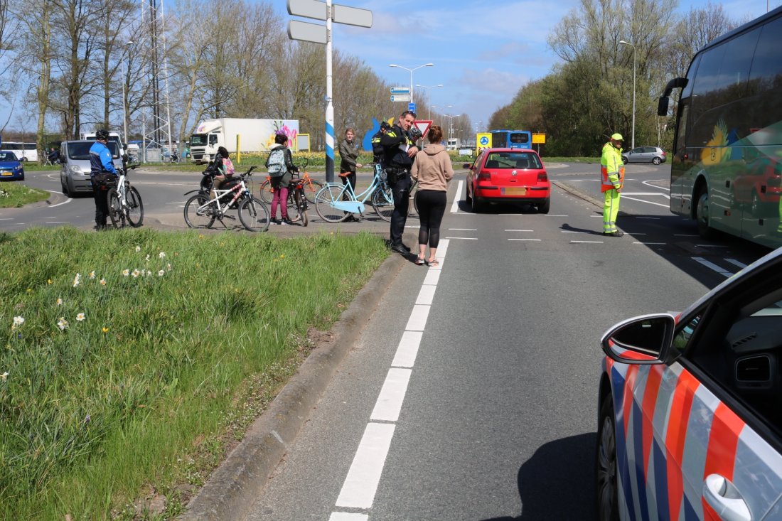 Ongeval Westelijke Randweg N208 auto/fiets  Lisse