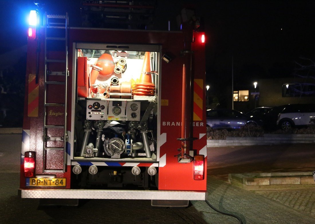 felle schoorsteenbrand Willem Alexanderpark Noordwijk