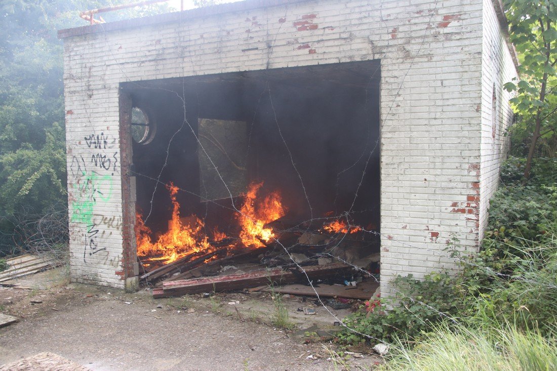 Gebouwbrand Prins Hendrikweg Noordwijk