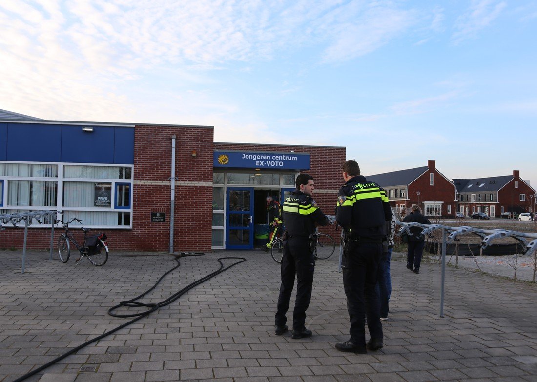 Binnenbrand bij jongerencentrum Voorhout