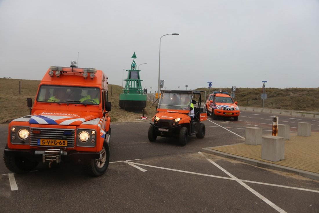 Oefening Springtij hulpdiensten op het strand