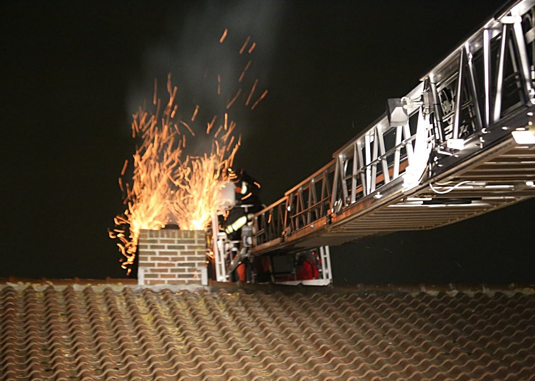 felle schoorsteenbrand Willem Alexanderpark Noordwijk