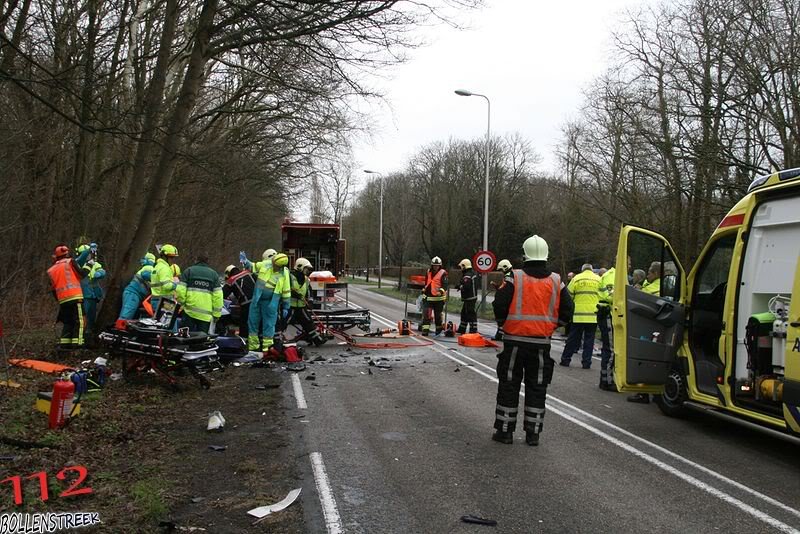 Aanrijding Gooweg Noordwijk +Politiebericht