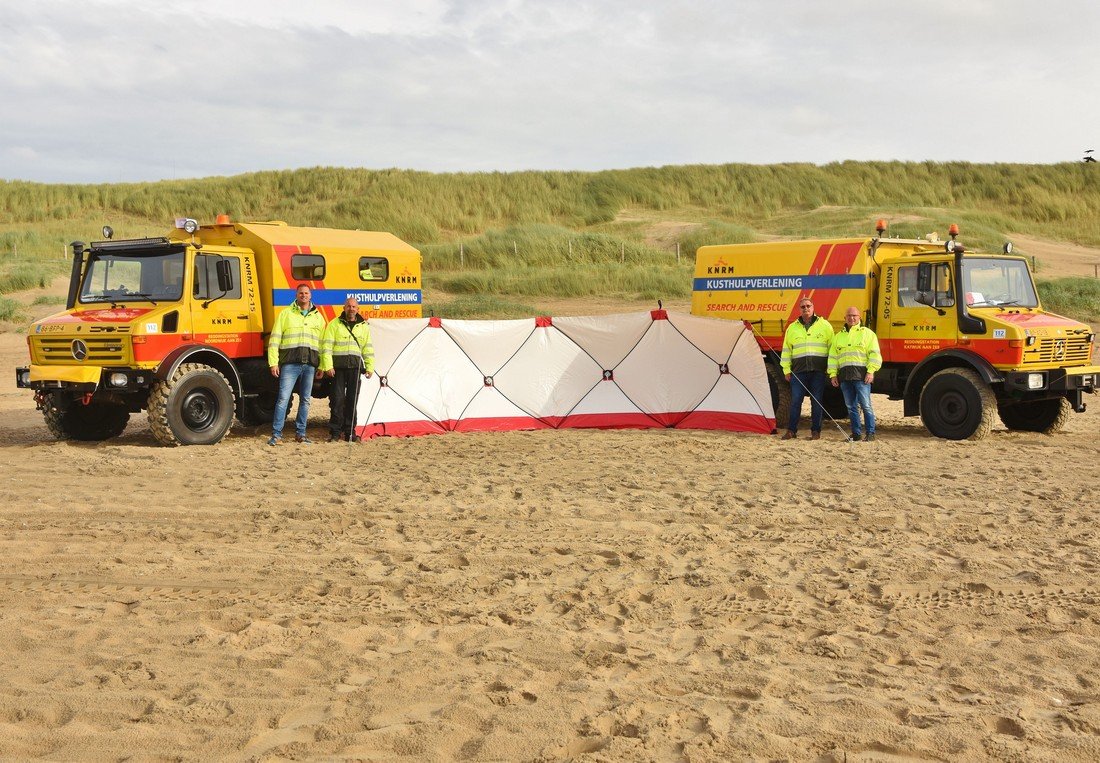 Nieuw calamiteitenscherm voor KNRM Katwijk en Noordwijk