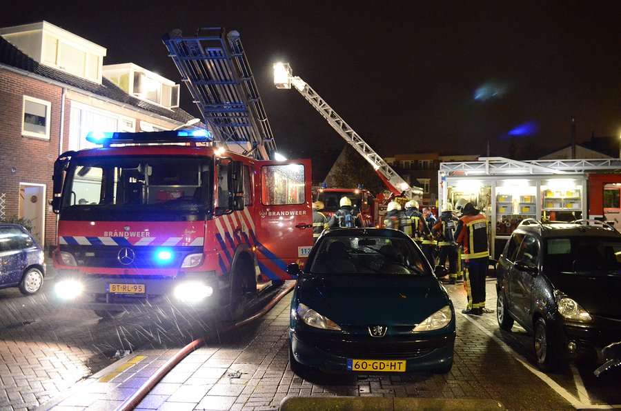 Middelbrand  Prins Bernhardstraat Voorhout