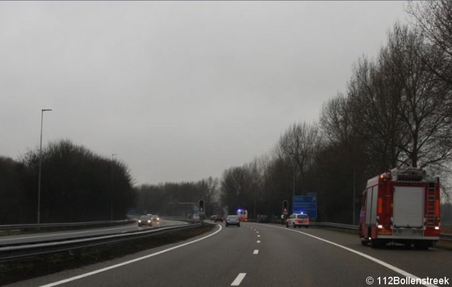 Beknelling verkeer A44 7,6 Buitenkaag