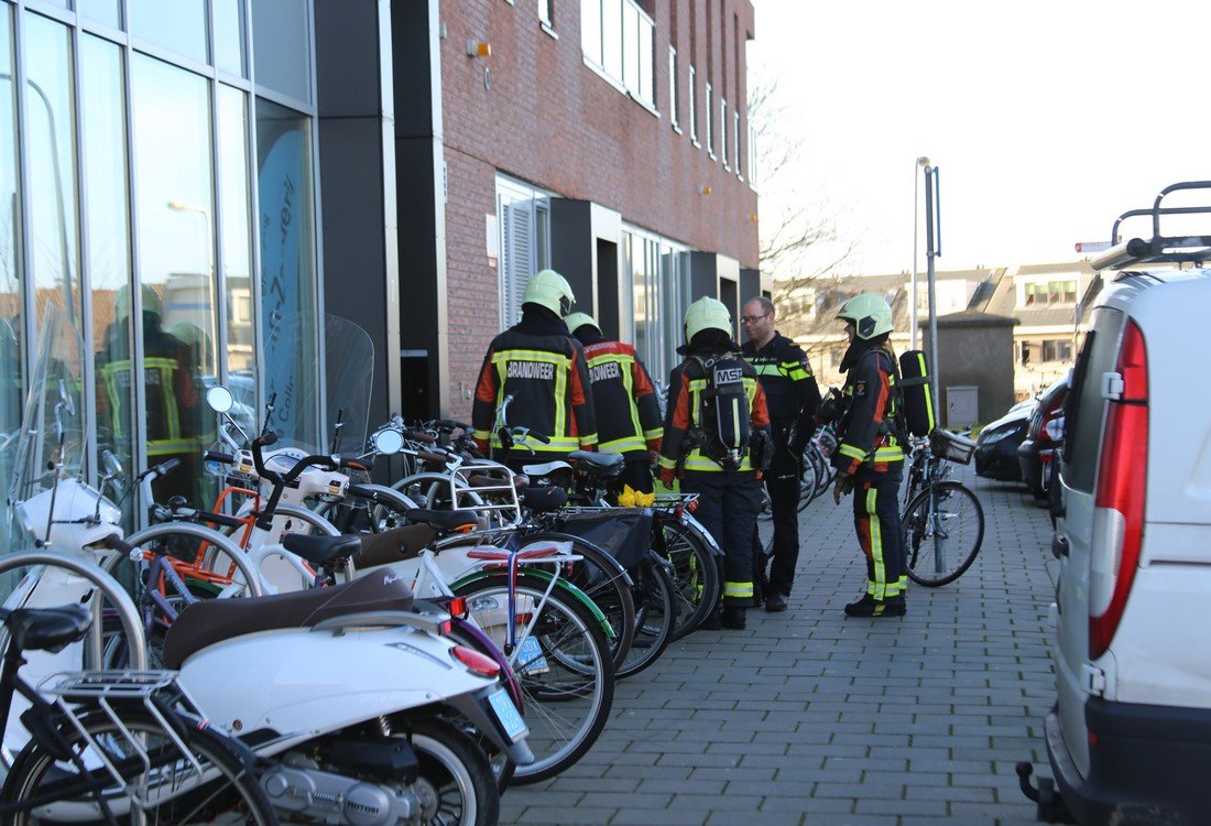Prullenbakbrand Louis de Colignylaan Katwijk