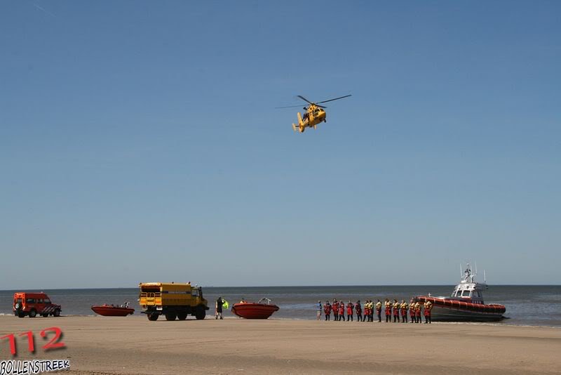 Blauwe vlag gehesen in Noordwijk door Prins Willem-Alexander