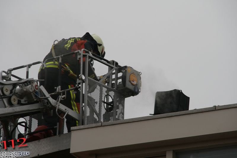 Schoorsteenbrand Golfweg Noordwijk