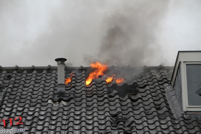 Grote brand Nassaudreef Katwijk (foto update)