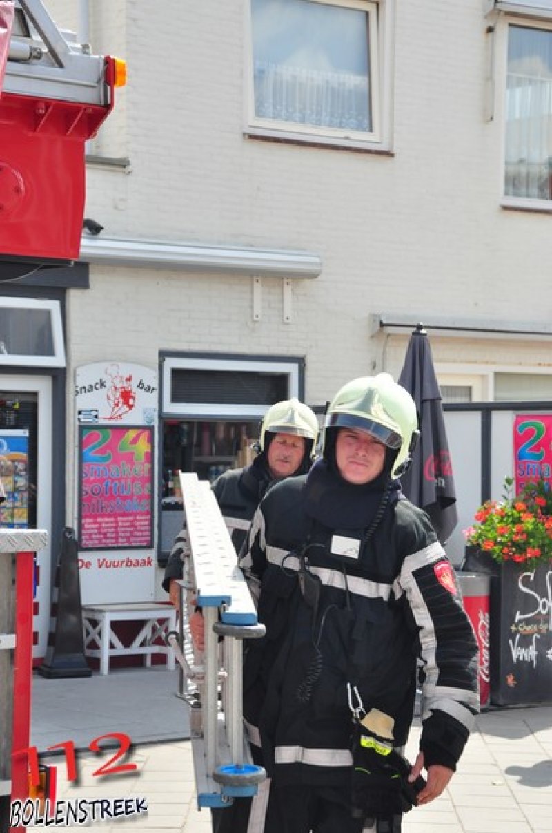 Schoorsteenbrand Koninginneweg Katwijk