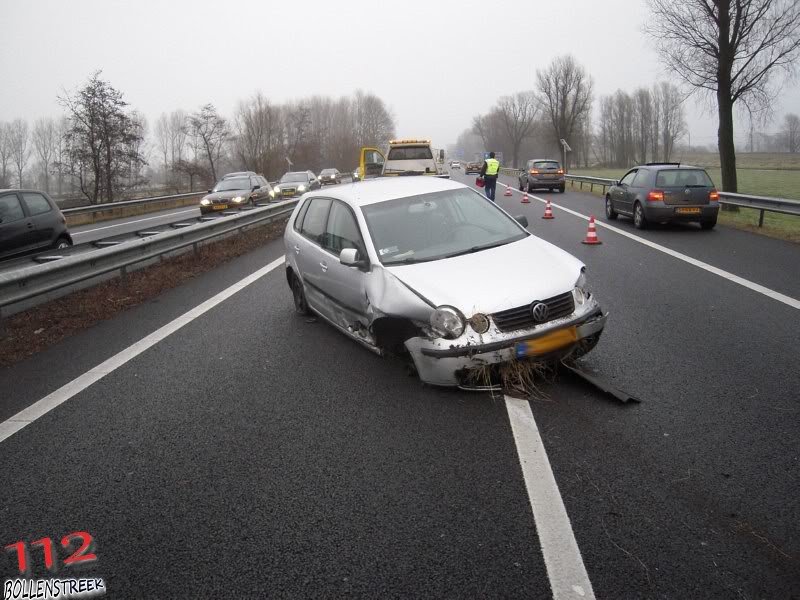 Eenzijdig ongeval A44 L 9.0 Sassenheim