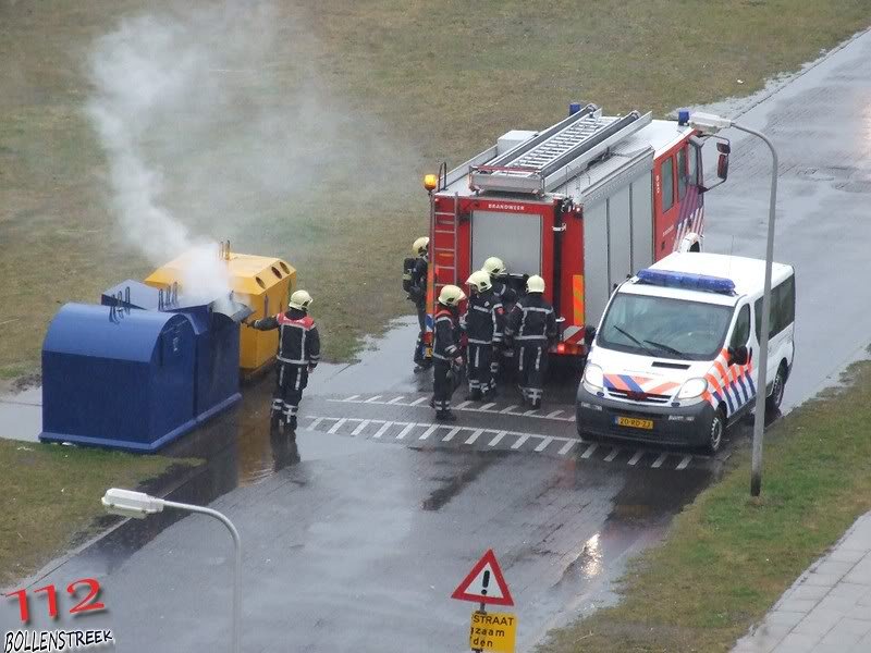 Containerbrand Parnassia Katwijk