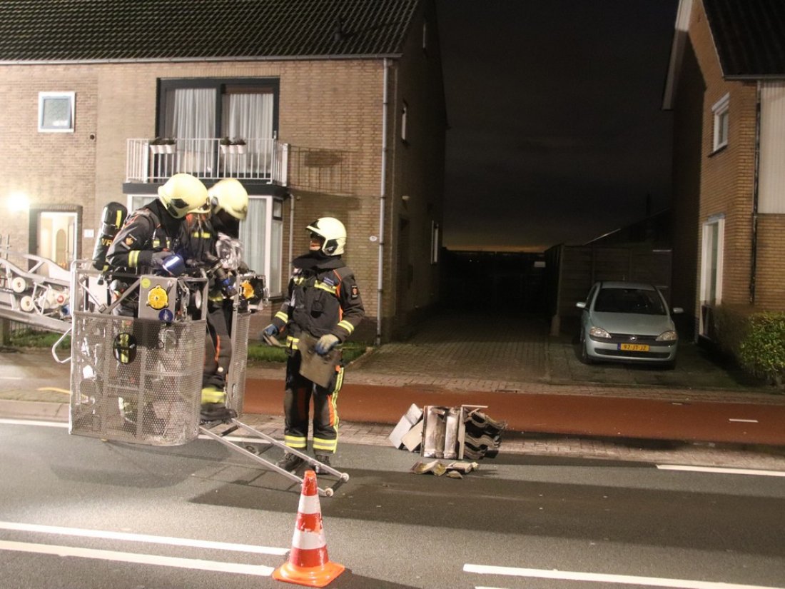 Woningbrand ontdekt door voorbijgangers 's Gravendamseweg Noordwijkerhout