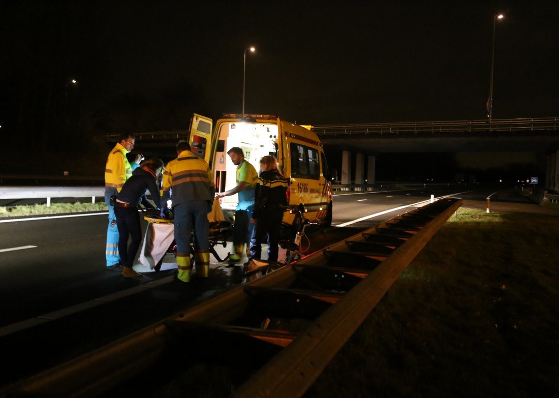 Fietser aangetroffen op de N206 Katwijk