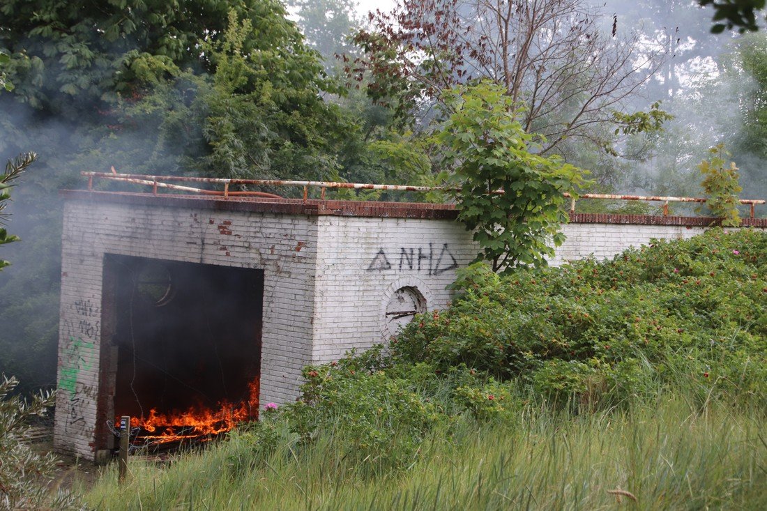 Gebouwbrand Prins Hendrikweg Noordwijk