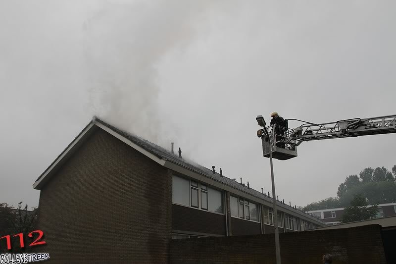 Grote brand Nassaudreef Katwijk (foto update)