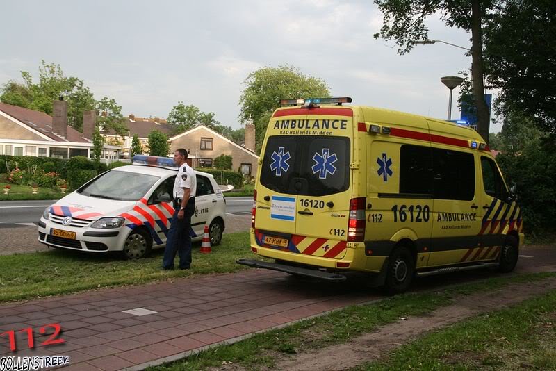 Aanrijding brommer/brommer Leidsevaart Voorhout