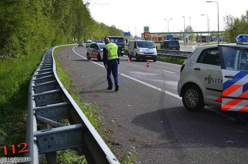 Ongeval letsel A44 R14,3 Oegstgeest