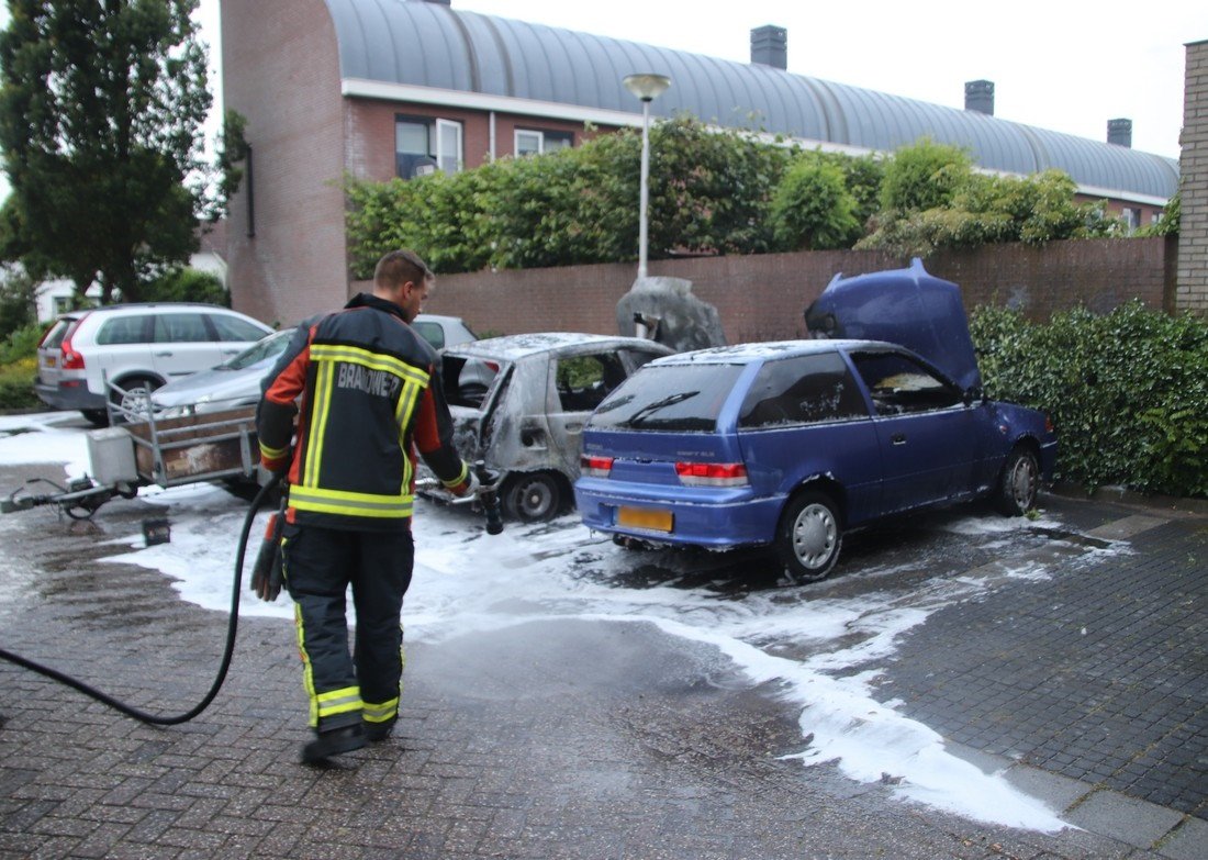 Autobranden Michiel de Ruyterstraat Hillegom