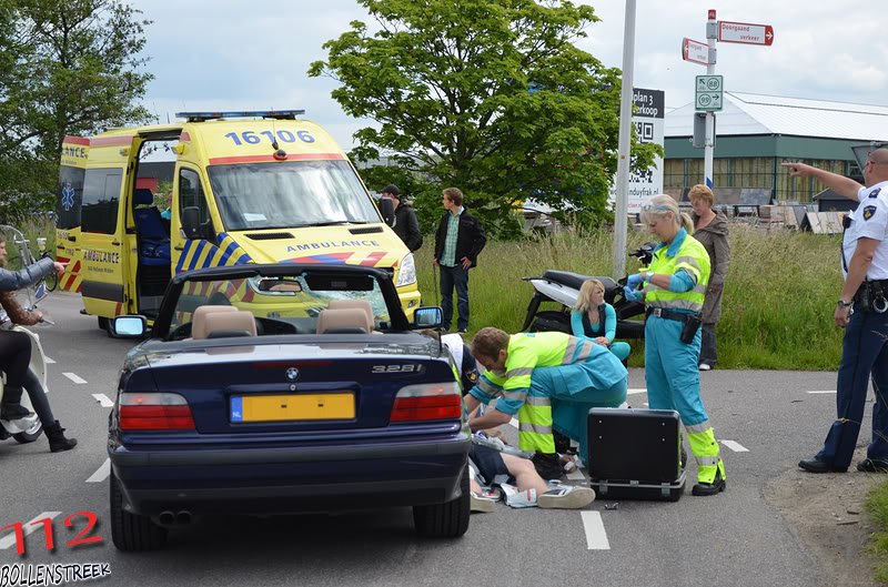 Ongeval letsel op de Torenvlietslaan in Valkenburg