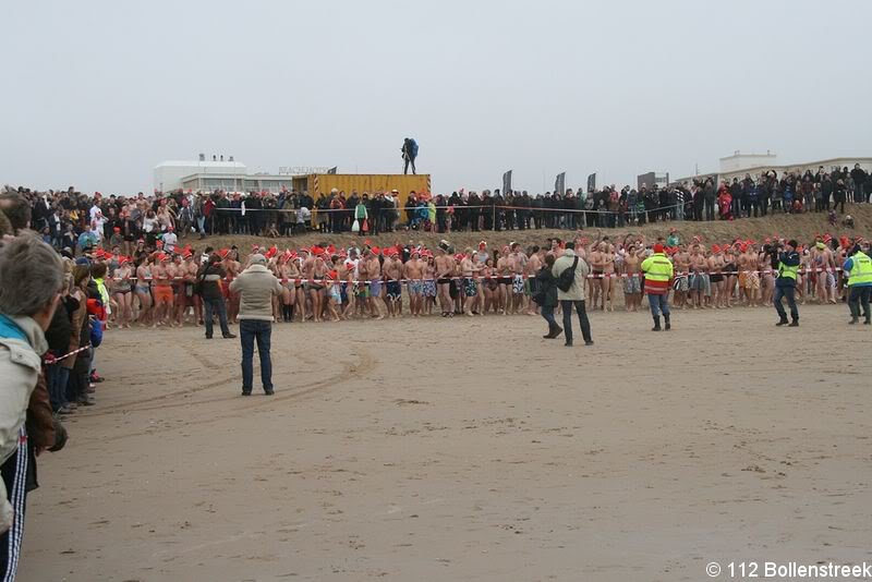 Nieuwjaars duik Noordwijk