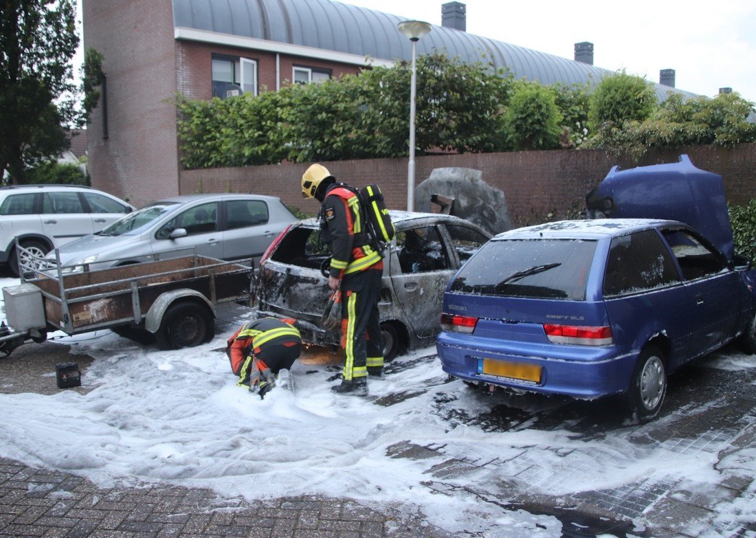 Autobranden Michiel de Ruyterstraat Hillegom