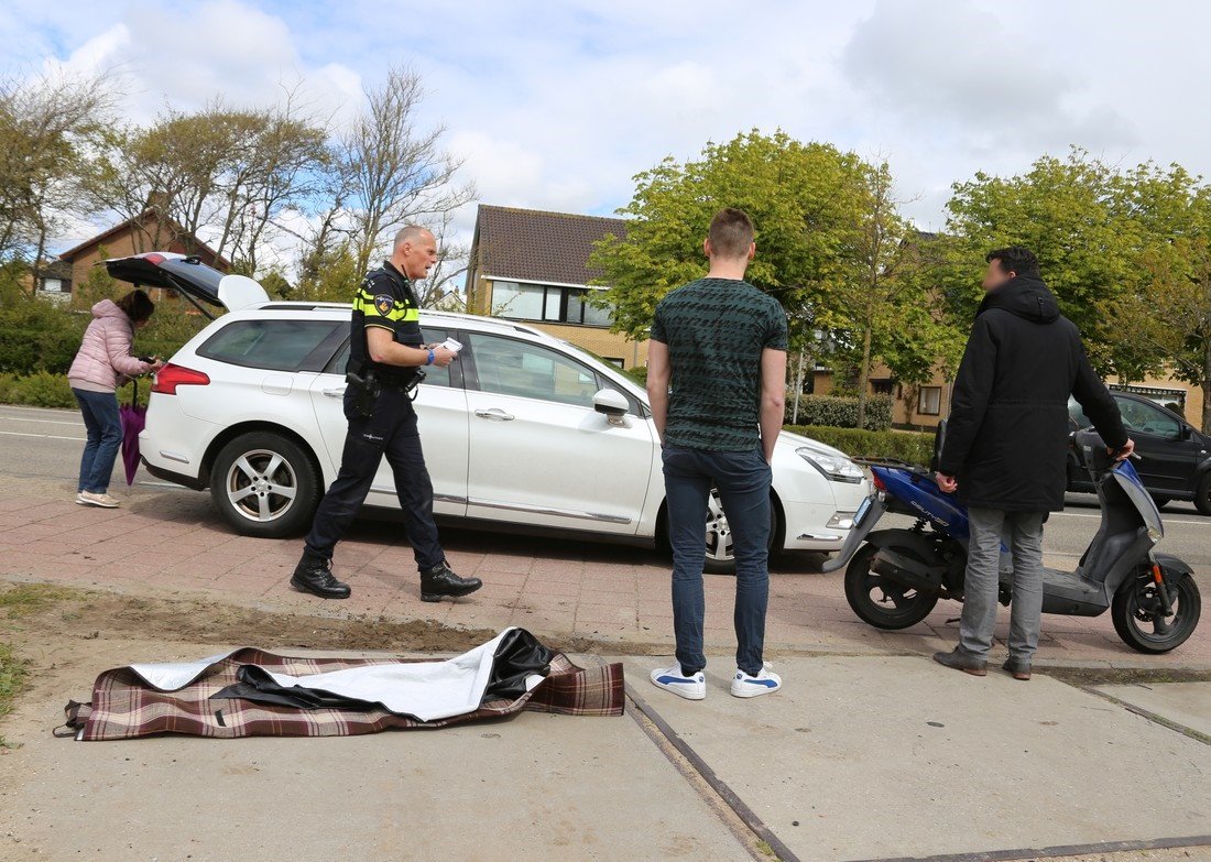 Ongeval Scooter met auto Beeklaan Noordwijk