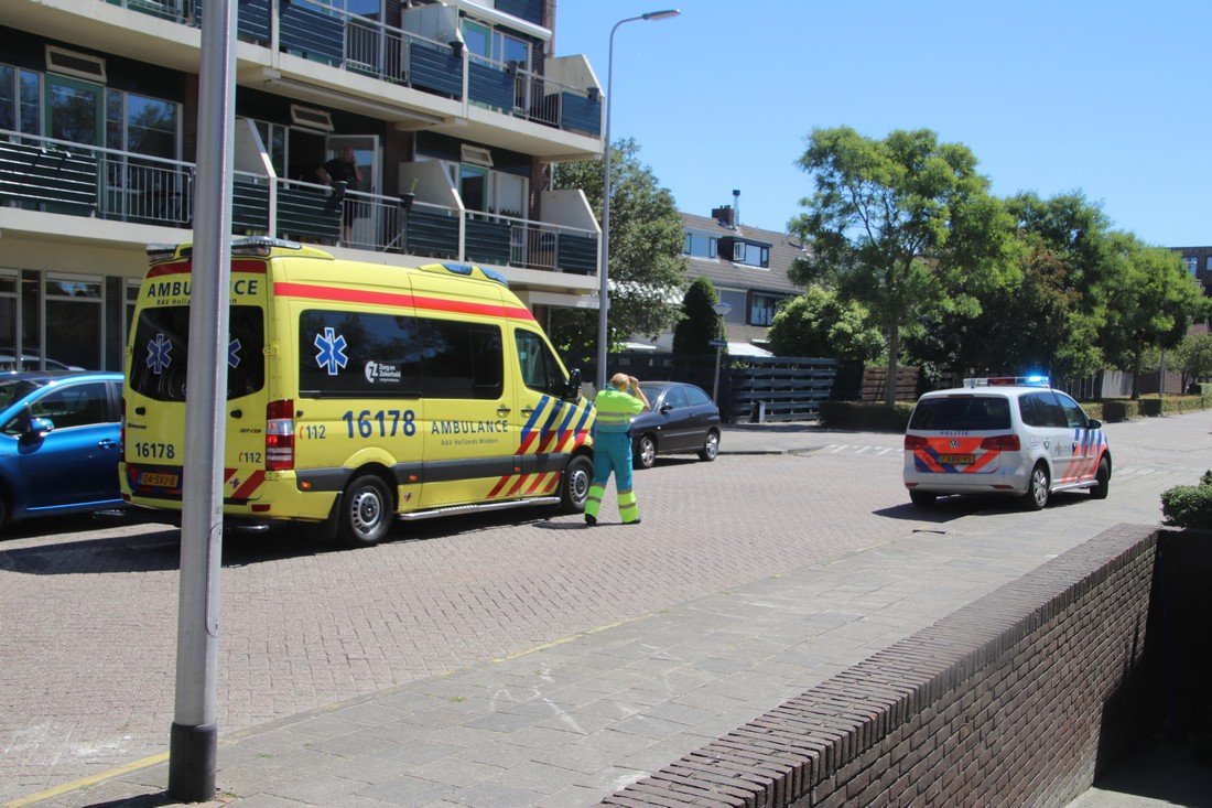 Ongeval fietsster met auto Kerkstraat Noordwijkerhout