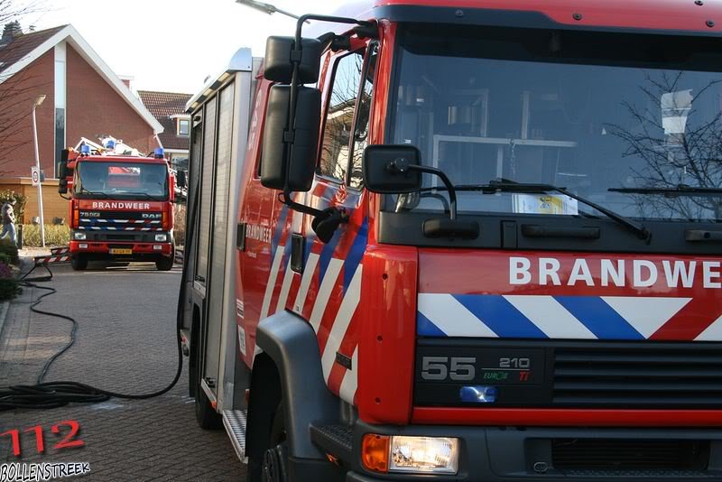 Gebouwbrand Schorrekruidweg/Wijnruitstr. Voorhout