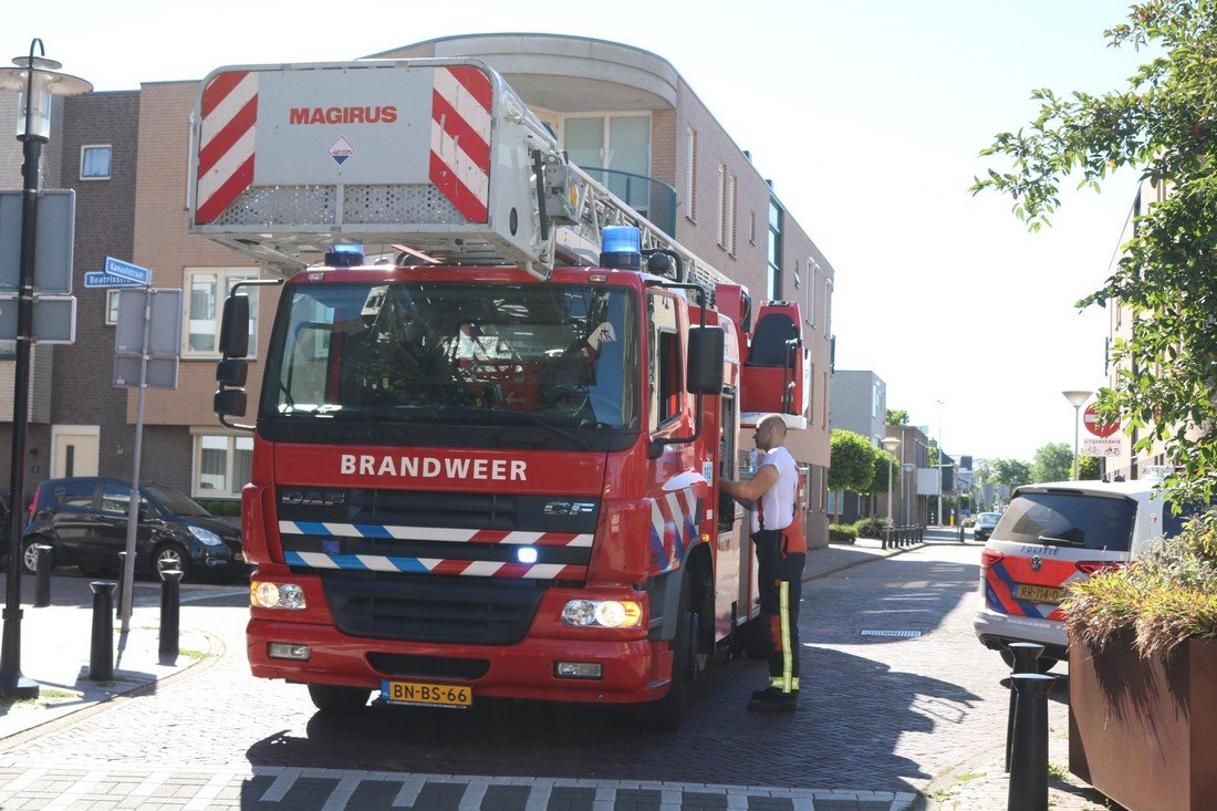 Kelderbrand Kanaalstraat Lisse