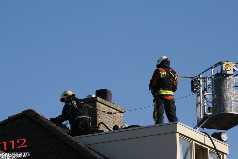 Gebouwbrand Schorrekruidweg/Wijnruitstr. Voorhout