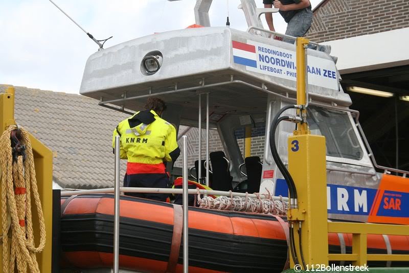 Melding surfuitrusting gevonden voor de KNRM Noordwijk