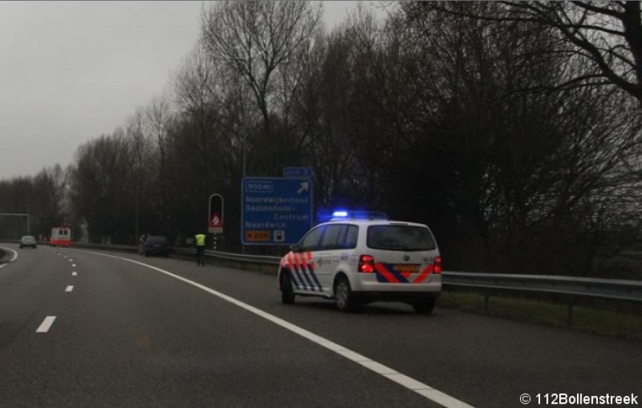 Beknelling verkeer A44 7,6 Buitenkaag