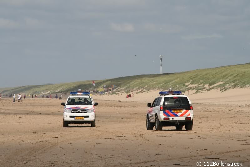 Grote zoekactie naar zwemmer Duindamseslag Noordwijk  (update)