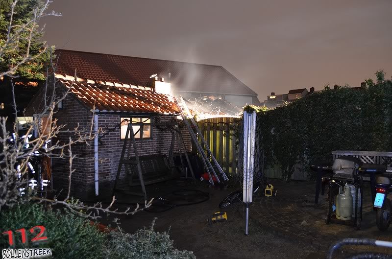 Middelbrand Broekweg/Marinus Poststraat Valkenburg