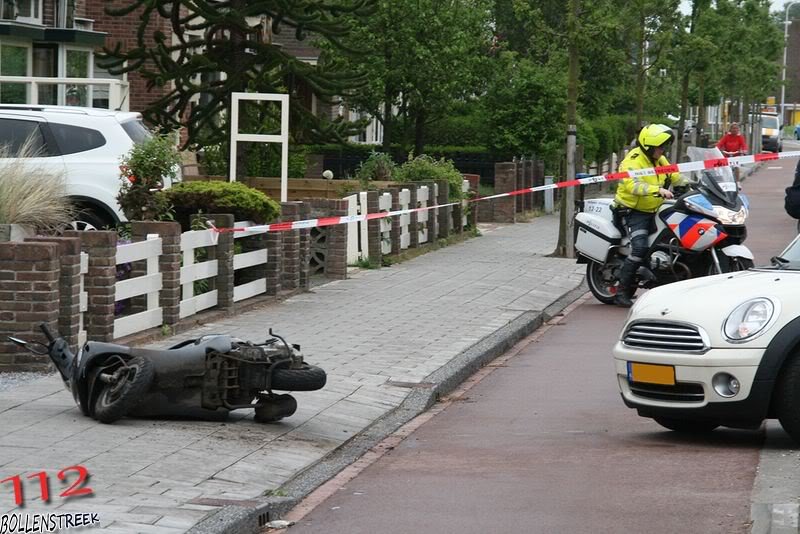 Aanrijding auto/scooter  van Panhuysstraat Noordwijk