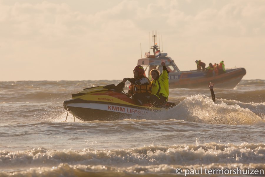 KNRM doopt waterscooter Katwijk