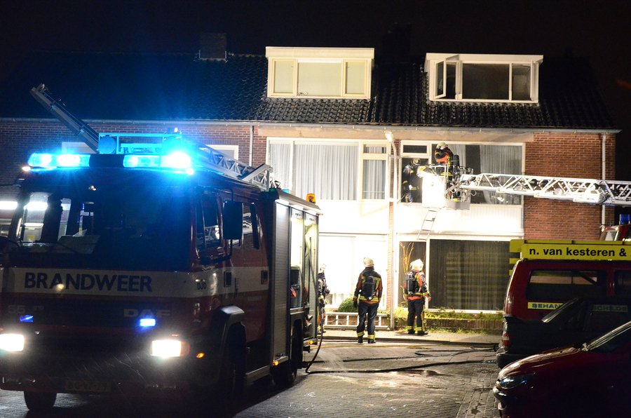 Middelbrand  Prins Bernhardstraat Voorhout