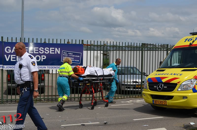 Ongeval letsel op de Torenvlietslaan in Valkenburg