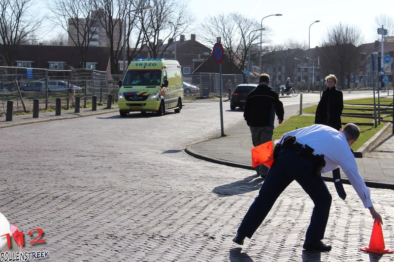 Brand in boot Haringkade Katwijk