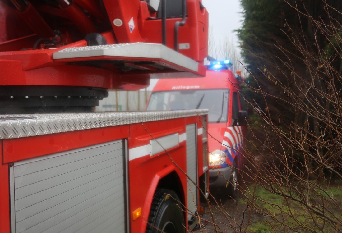 Auto te water Berg en Daal Voorhout