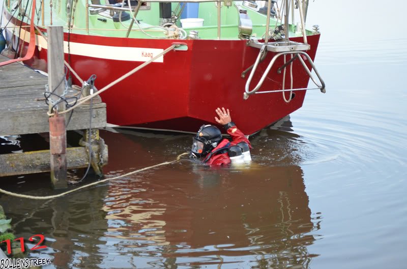 Scheepvaart schip in nood Huigsloterdijk Abbenes