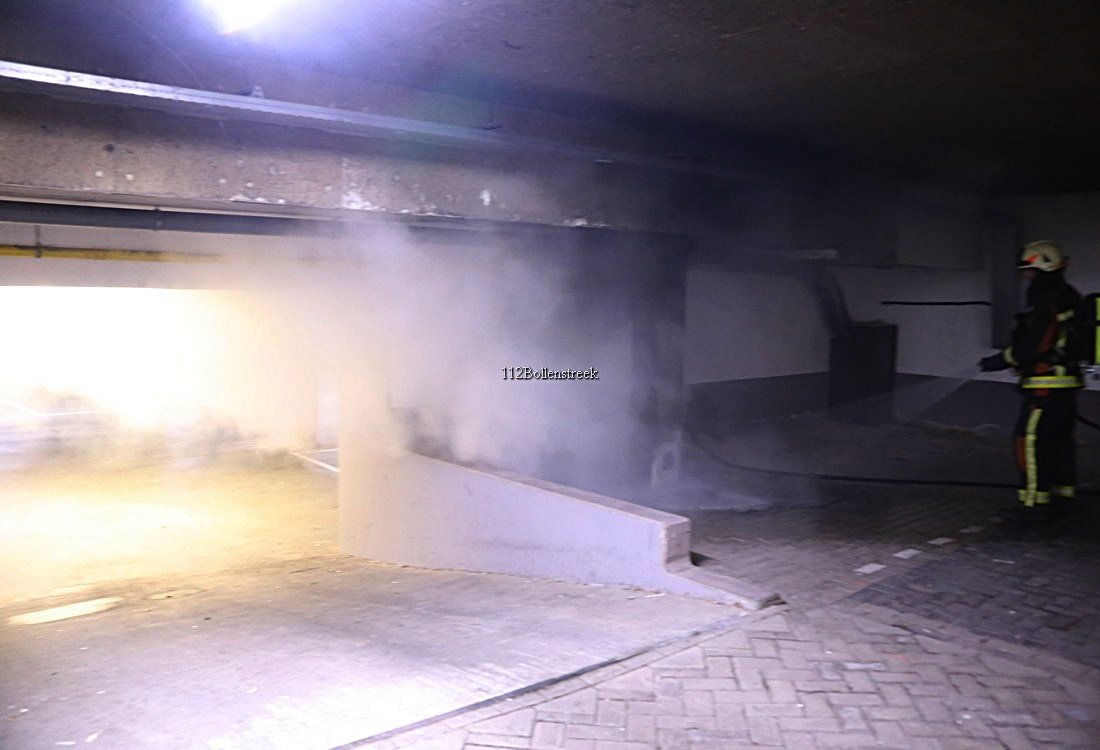 Kleine brand in parkeer garage Binnenweg Noordwijk